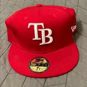 NEW ERA 59fifty TAMPA BAY RAYS HAT 7 3/8
